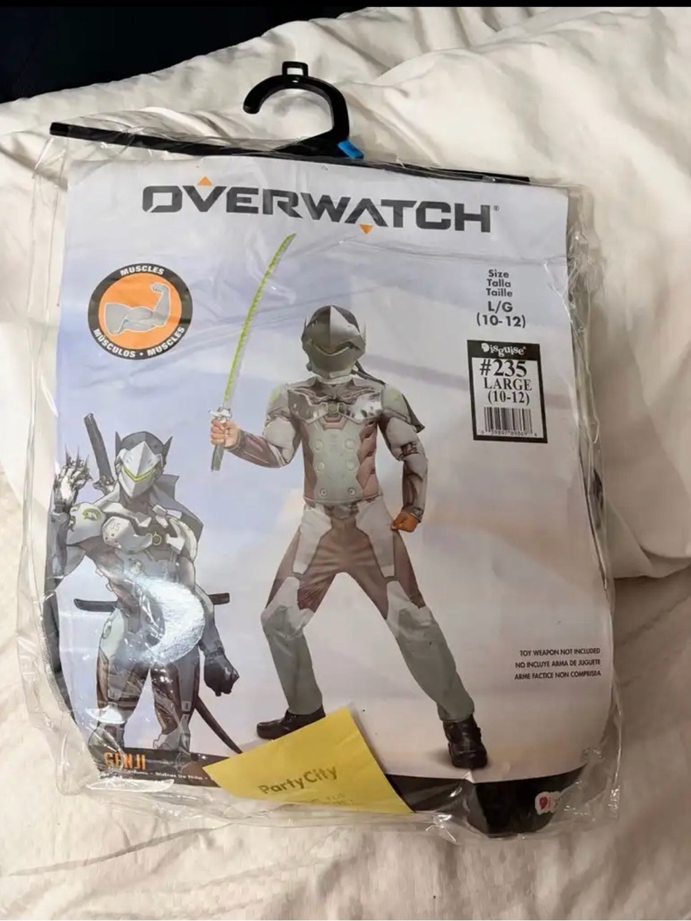Genji Kids Superhero Costume - Gray & Green